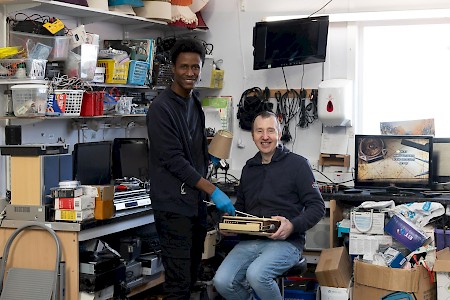 Ibrahim and Martyn.