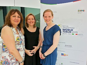 Ingrid hears about social enterprise worldwide on Milan trip