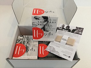 Shetland Soap Company hard bar soap as a Hey Girls subscriber gift <3