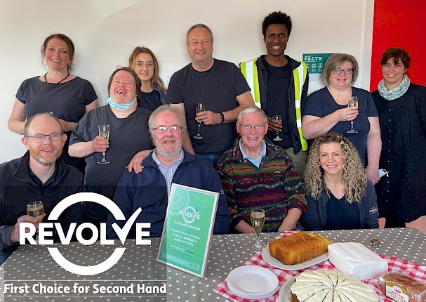 Shetland Home Co team celebrate their achievement