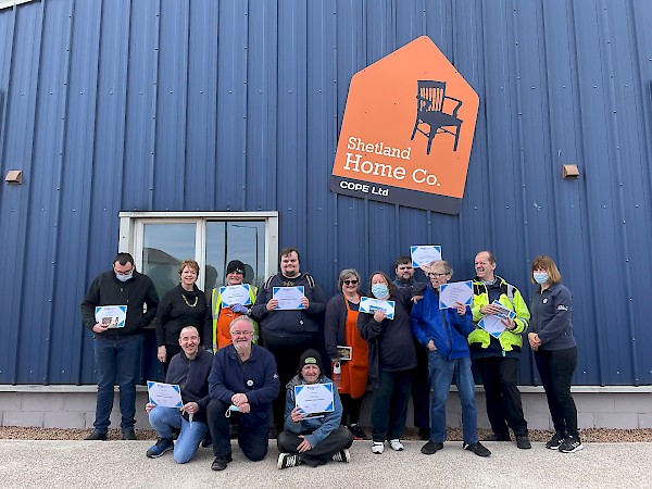 Shetland Home Co Team complete Customer Service training